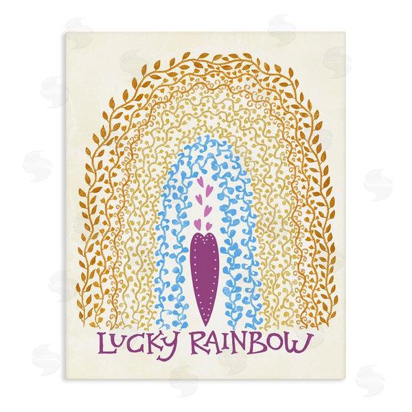 stupell industries Connie Summers | Boho Lucky Rainbow Wall Art