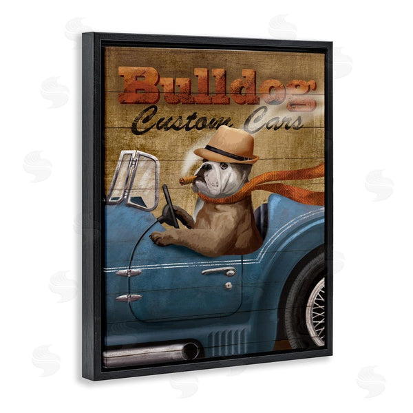 Stupell Industries Conrad Knutsen | Bulldog Cars Sign Wall Art