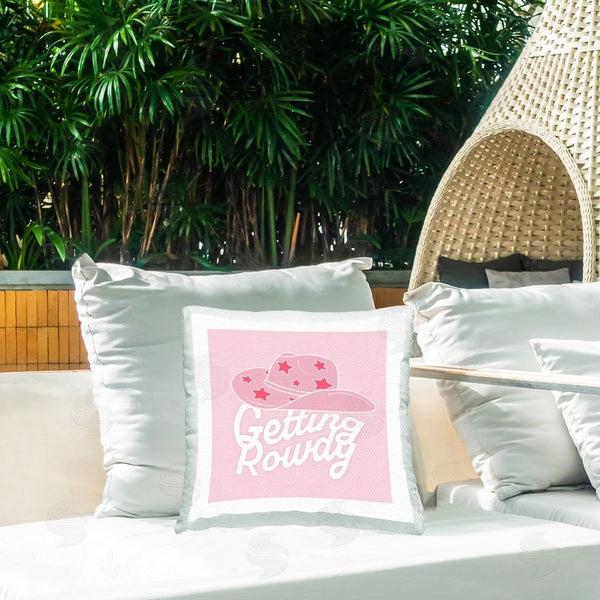 Stupell Industries Corinne Rose Designs | Western Getting Rowdy Printed Throw Pillow