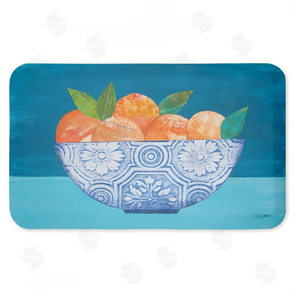 stupell industries Courtney Prahl | Orange Elegance Bowl Anti-Fatigue Mat