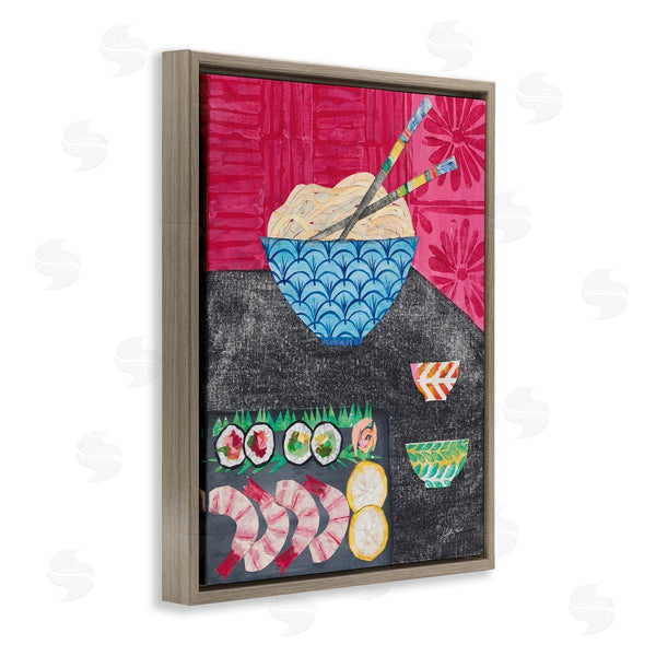 Stupell Industries Courtney Prahl | Patterned Sushi Tablescape Wall Art