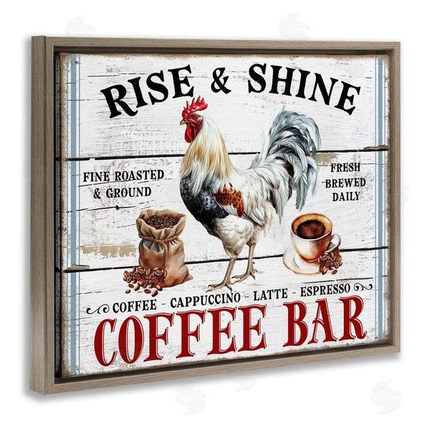 Stupell Industries Creatif Belle | Rise & Shine Coffee Bar