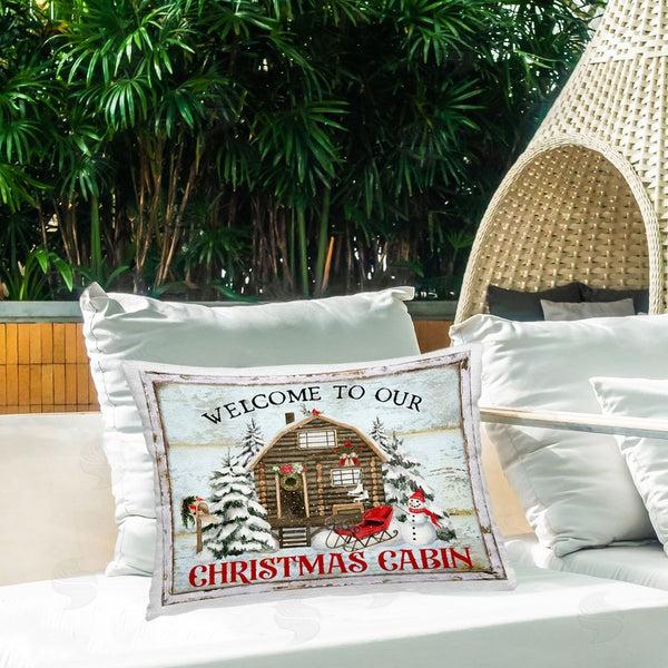 Stupell Industries Creatif Belle | Welcome Christmas Cabin