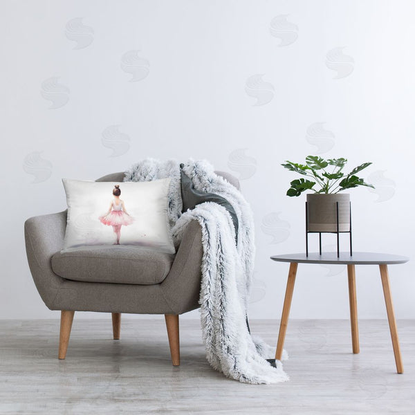 Stupell Industries Creative Studio | Ballerina Facing Away Throw Pillow