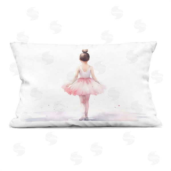 stupell industries Creative Studio | Ballerina Facing Away Throw Pillow