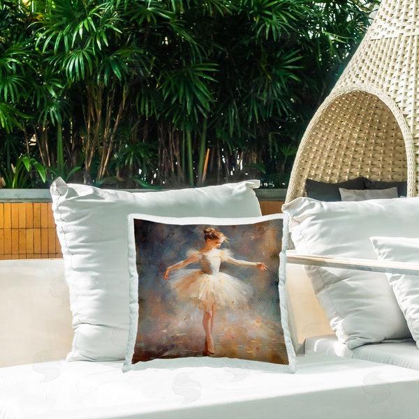 Stupell Industries Creative Studio | Ballerina In White Tutu Throw Pillow