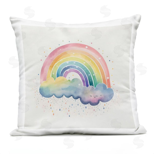 Stupell Industries Creative Studio | Bright Boho Rainbow & Stars Throw Pillow