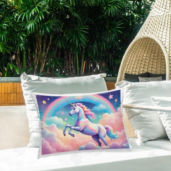 Stupell Industries Creative Studio | Colorful Galaxy Unicorn Throw Pillow