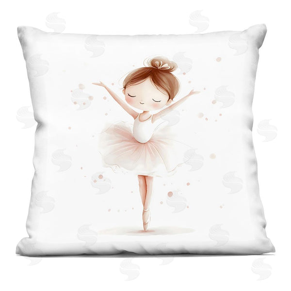 stupell industries Creative Studio | Delicate Little Ballerina Girl Throw Pillow