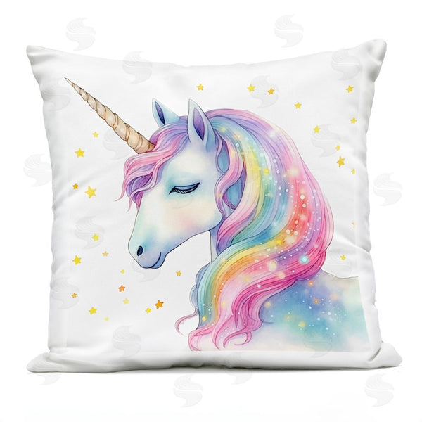 Stupell Industries Creative Studio | Enchanted Rainbow Mane Unicorn Throw Pillow