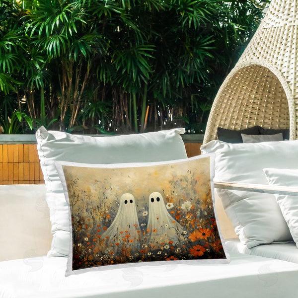 Stupell Industries Creative Studio | Ghosts In Autumn Meadow Printed Throw Pillow