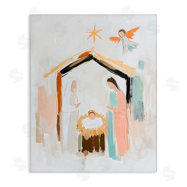 stupell industries Creative Studio | Holy Nativity Abstract Scene