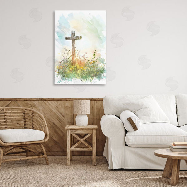 Stupell Industries Creative Studio | Sunlit Faith And Flowers Wall Art