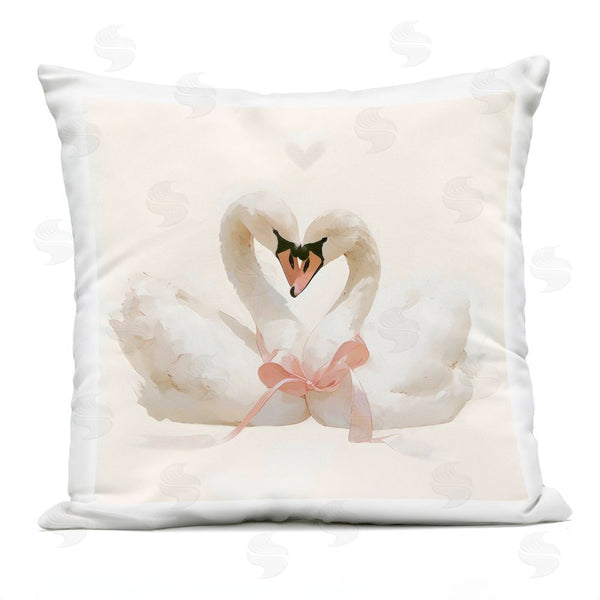 Stupell Industries Creative Studio | Swan Pair With Bow Throw Pillow