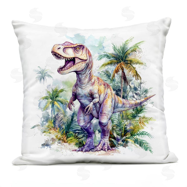 Stupell Industries Creative Studio | T-Rex Among Palm Trees Throw Pillow