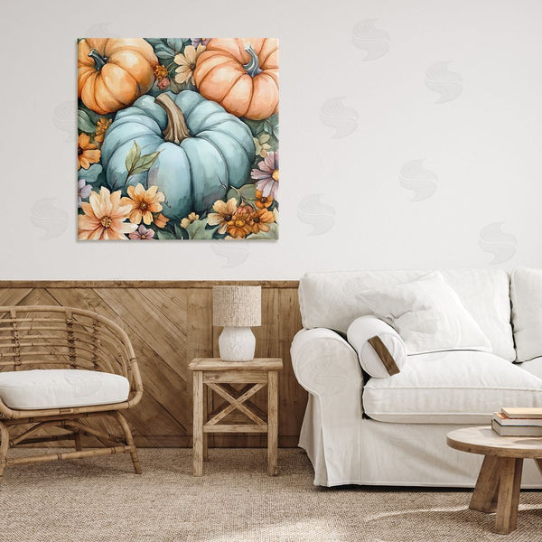 Stupell Industries Creative Studio | Three Pumpkins & Florals Wall Art