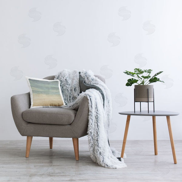 Stupell Industries Dan Meneely | Vintage Misty Coast Throw Pillow