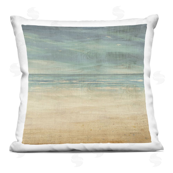 stupell industries Dan Meneely | Vintage Misty Coast Throw Pillow