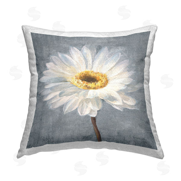 Stupell Industries Danhui Nai | Paris Blossom On Grey Printed Throw Pillow