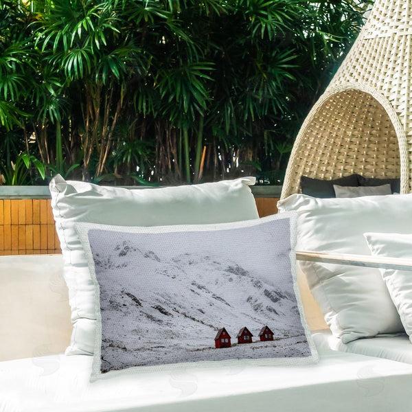 Stupell Industries Daniel Sproul | Cabins Among Snowy Peaks