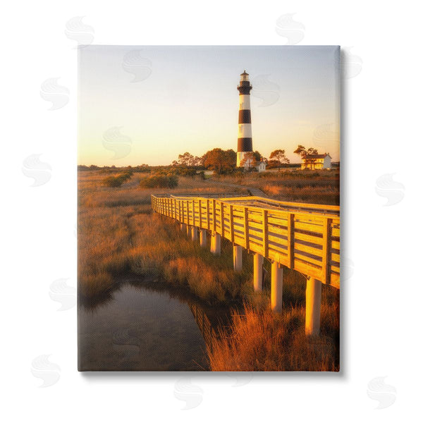 stupell industries Danny Head | Bridge to Lighthouse Wall Art