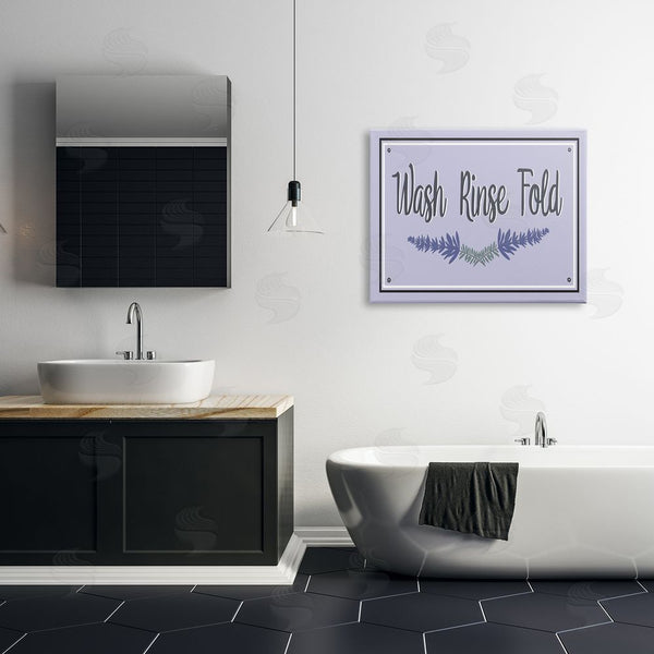 Stupell Industries Darlene Seale | Wash Rinse Fold Lavender Sprigs Wall Art