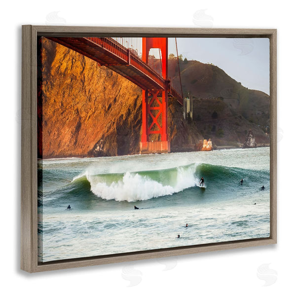 Stupell Industries Dave Gordon | Golden Gate Surfers California