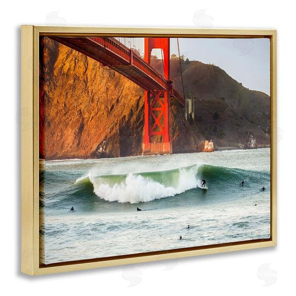 Stupell Industries Dave Gordon | Golden Gate Surfers California