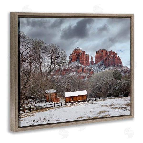 Stupell Industries David Drost | Snowy Rural Landscape Wall Art