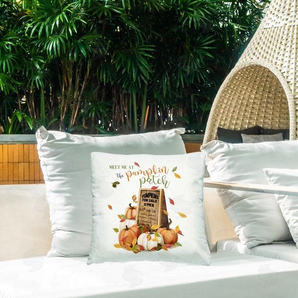 Stupell Industries Deane Beesley | Meet Me Pumpkin Patch Printed Throw Pillow