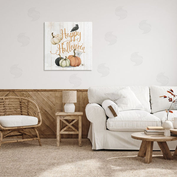 Stupell Industries Deane Beesley | Rustic Happy Halloween Wall Art