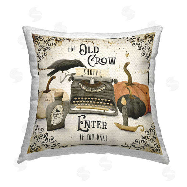 Stupell Industries Deane Beesley | Vintage Halloween Shoppe Printed Throw Pillow