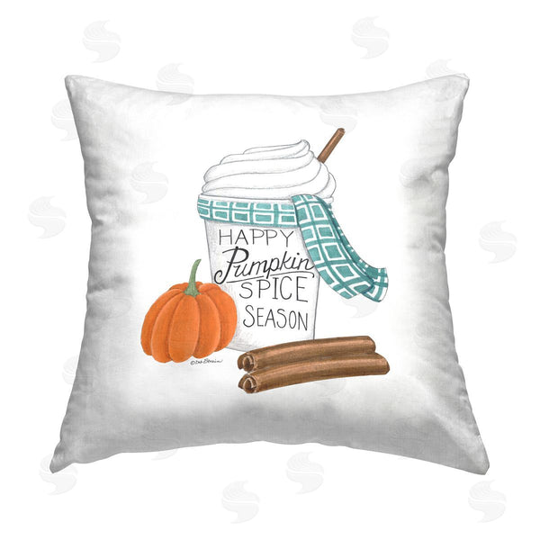 stupell industries Deb Strain | Pumpkin Spice Season Printed Throw Pillow
