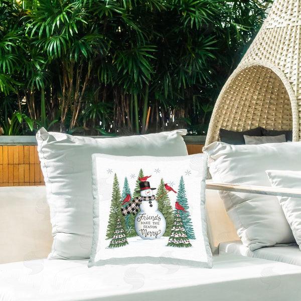 Stupell Industries Deb Strain | Seasonal Friendship Phrase Printed Throw Pillow