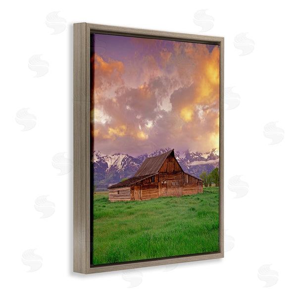 Stupell Industries Dennis Frates | Cabin In Mountain Landscape Wall Art
