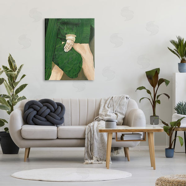Stupell Industries Design Fabrikken | Fashion Girl In Green Wall Art