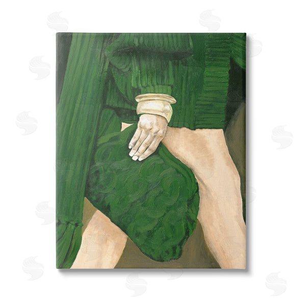stupell industries Design Fabrikken | Fashion Girl in Green Wall Art