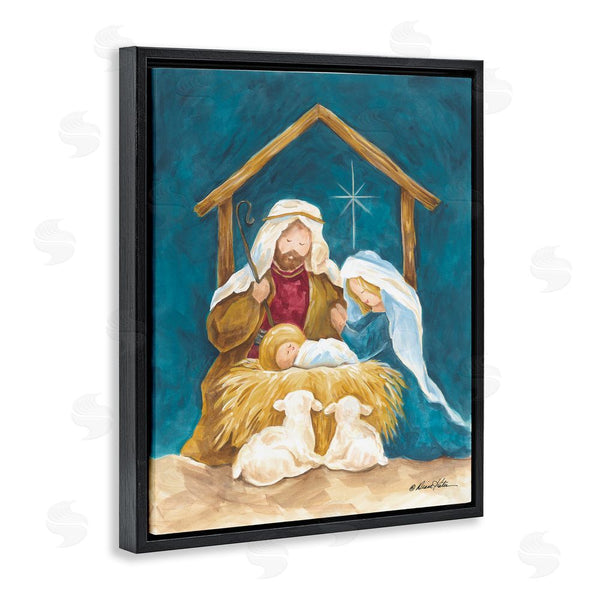 Stupell Industries Diane Kater | Comforting Nativity Painting Wall Art