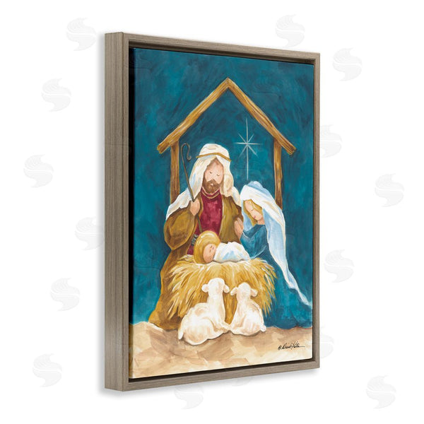 Stupell Industries Diane Kater | Comforting Nativity Painting Wall Art