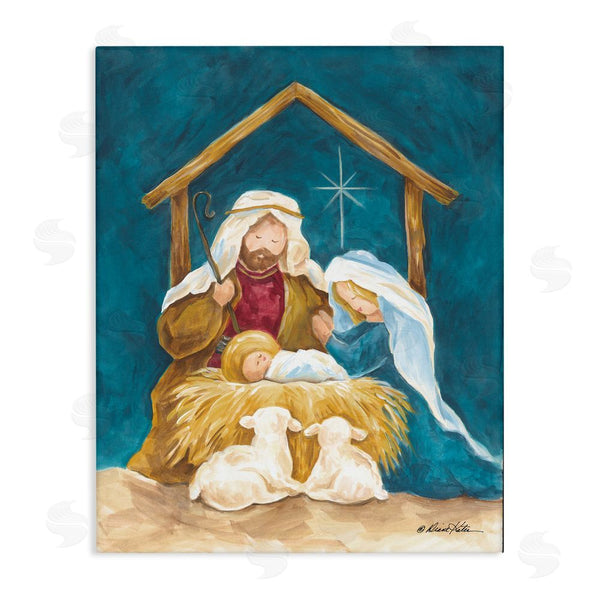 stupell industries Diane Kater | Comforting Nativity Painting Wall Art