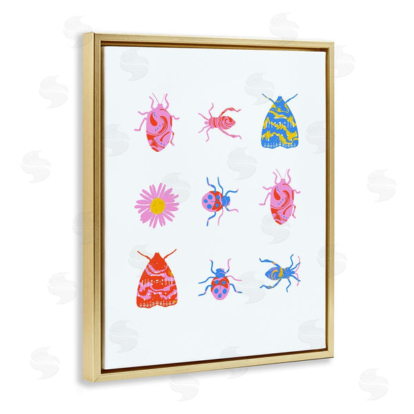 Stupell Industries Dina Riddle | Pollinator Insects Assortment