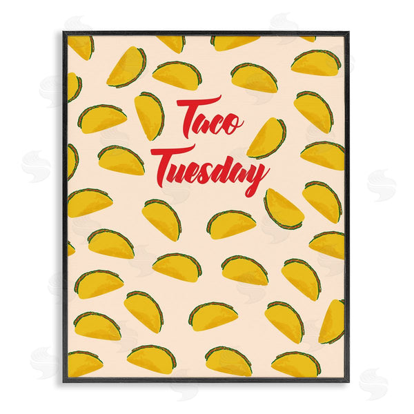 stupell industries Dina Riddle | Taco Tuesday Food Pattern