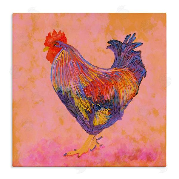 stupell industries Dina Riddle | Vibrant Hued Rooster