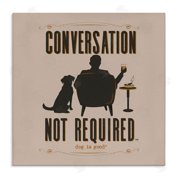 stupell industries Dog Is Good | No Conversation Dog Humor Wall Art