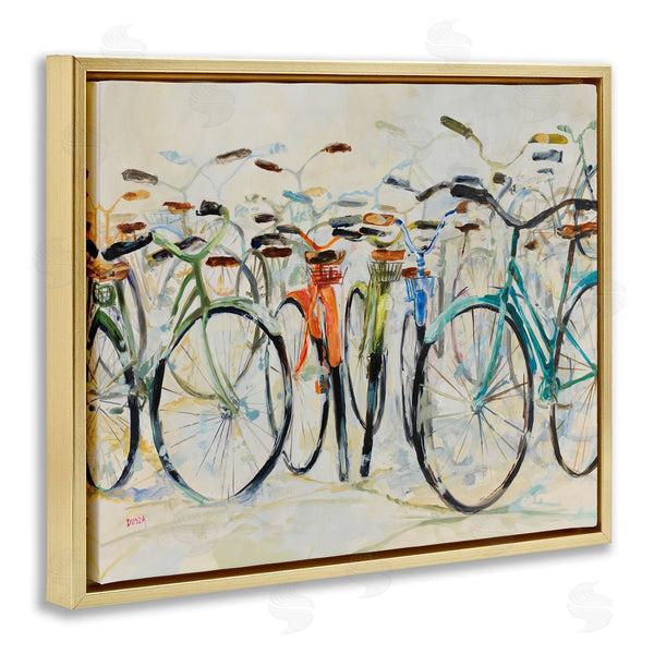Stupell Industries Dusza | Abstract Expressive Bicycles