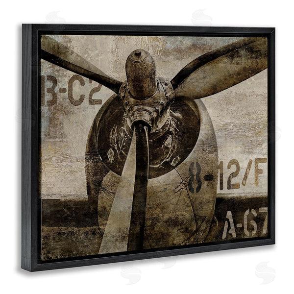 Stupell Industries Dylan Mattews | Airplane Rotor Vintage