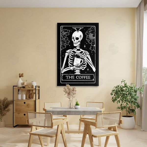 Stupell Industries EduEly Designs | The Coffee Skeleton Tarot