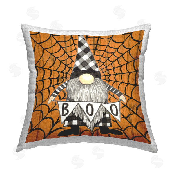 Stupell Industries Elena Vladykina | Rustic Halloween Gnome Printed Throw Pillow