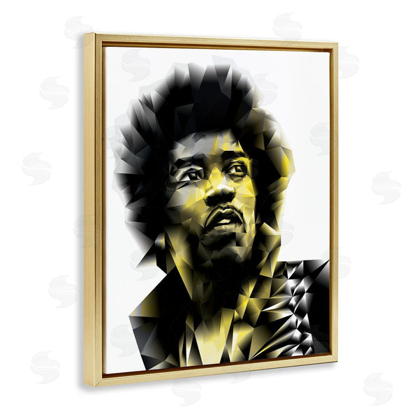 Stupell Industries Elisaveta Stoilova | Geometric Yellow Male Portrait