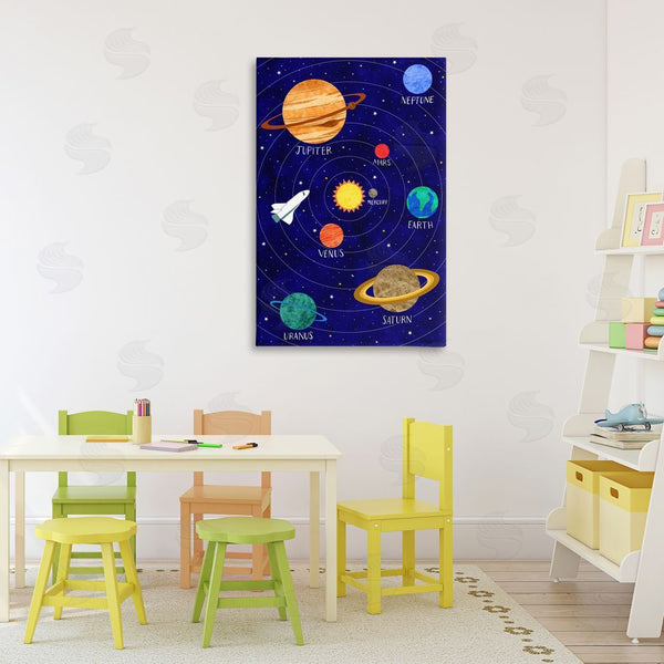 Stupell Industries Elizabeth Caldwell | Solar System Education Wall Art